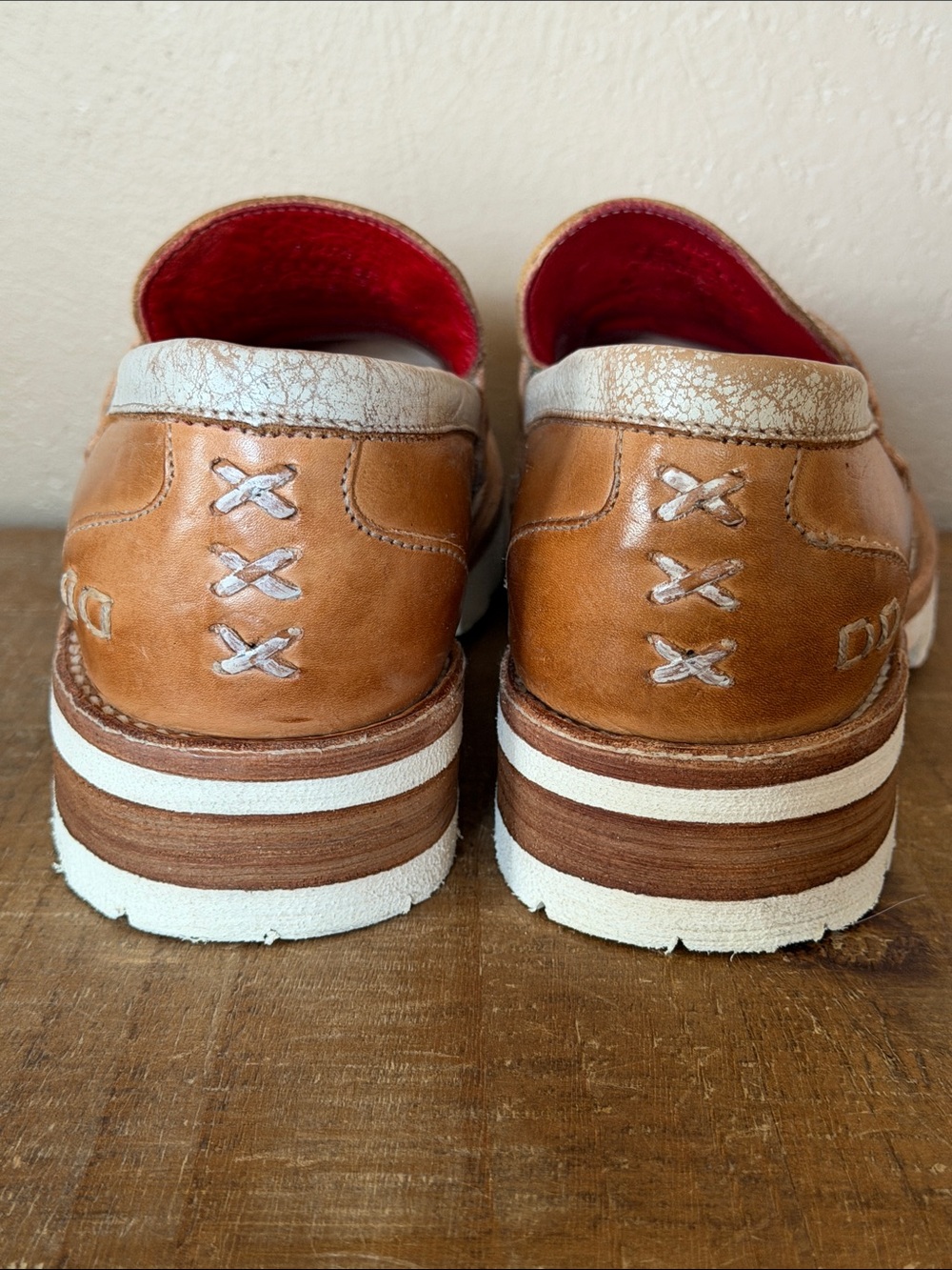 Bed Stu Reina III Tan Rustic NectarLux Leather Loafers - Picture 14 of 15